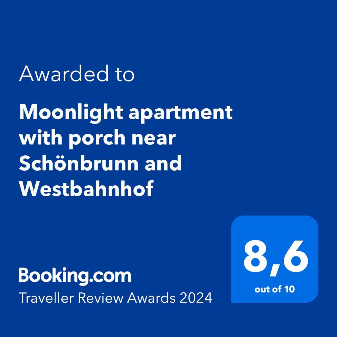 Moonlight Apartment With Porch Near Schoenbrunn And Westbahnhof Vídeň Exteriér fotografie